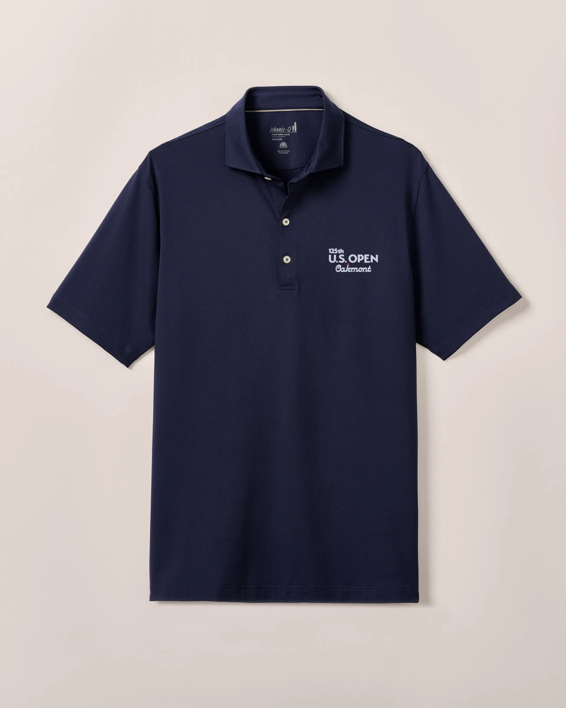 125th U.S. Open Club Birdie Jersey Performance Polo - Oakmont Logo