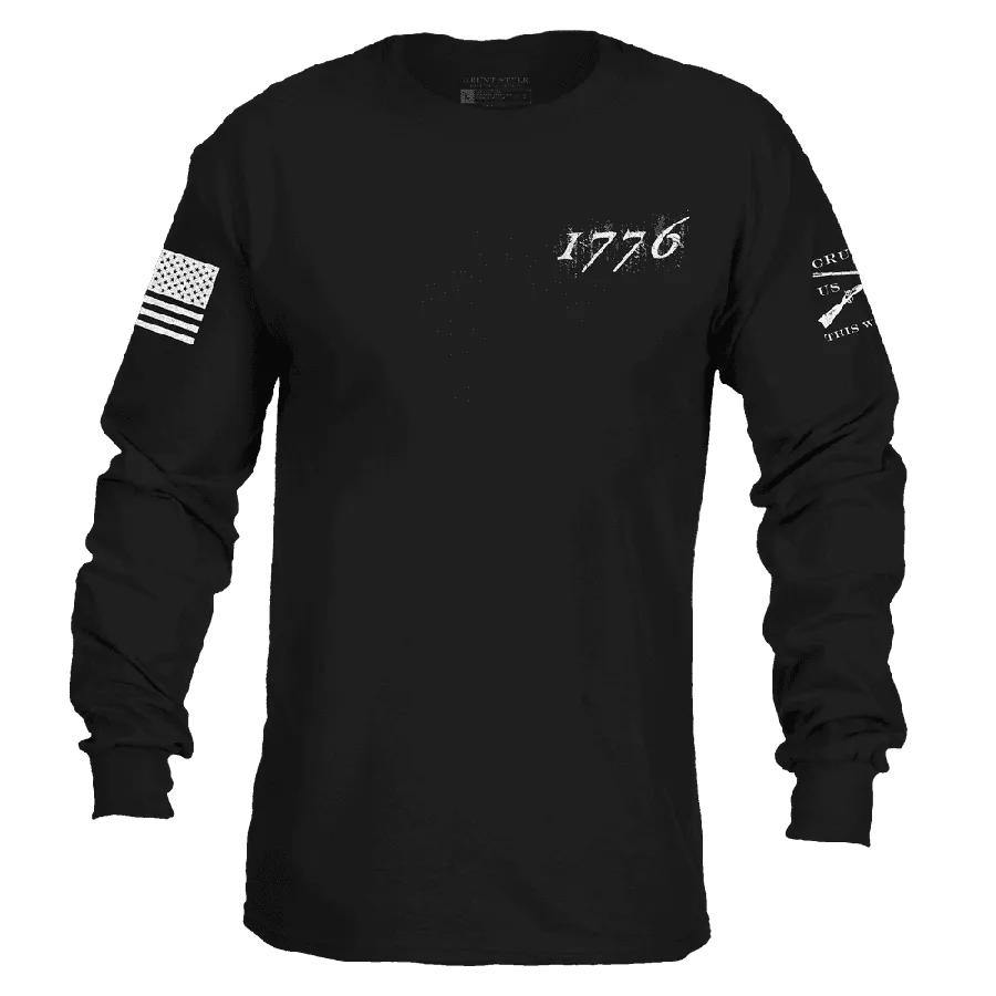 1776 Flag Long Sleeve - Black