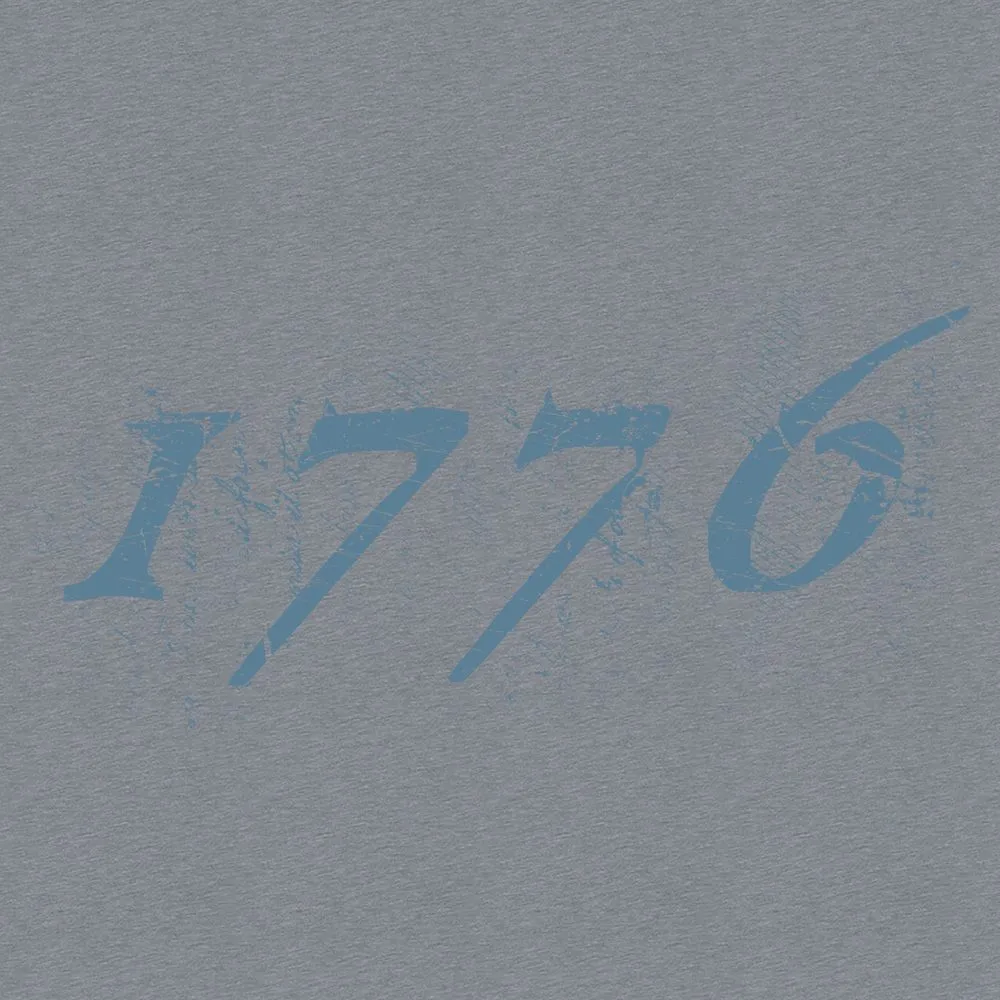 1776 Flag T-Shirt - Dark Heather Gray