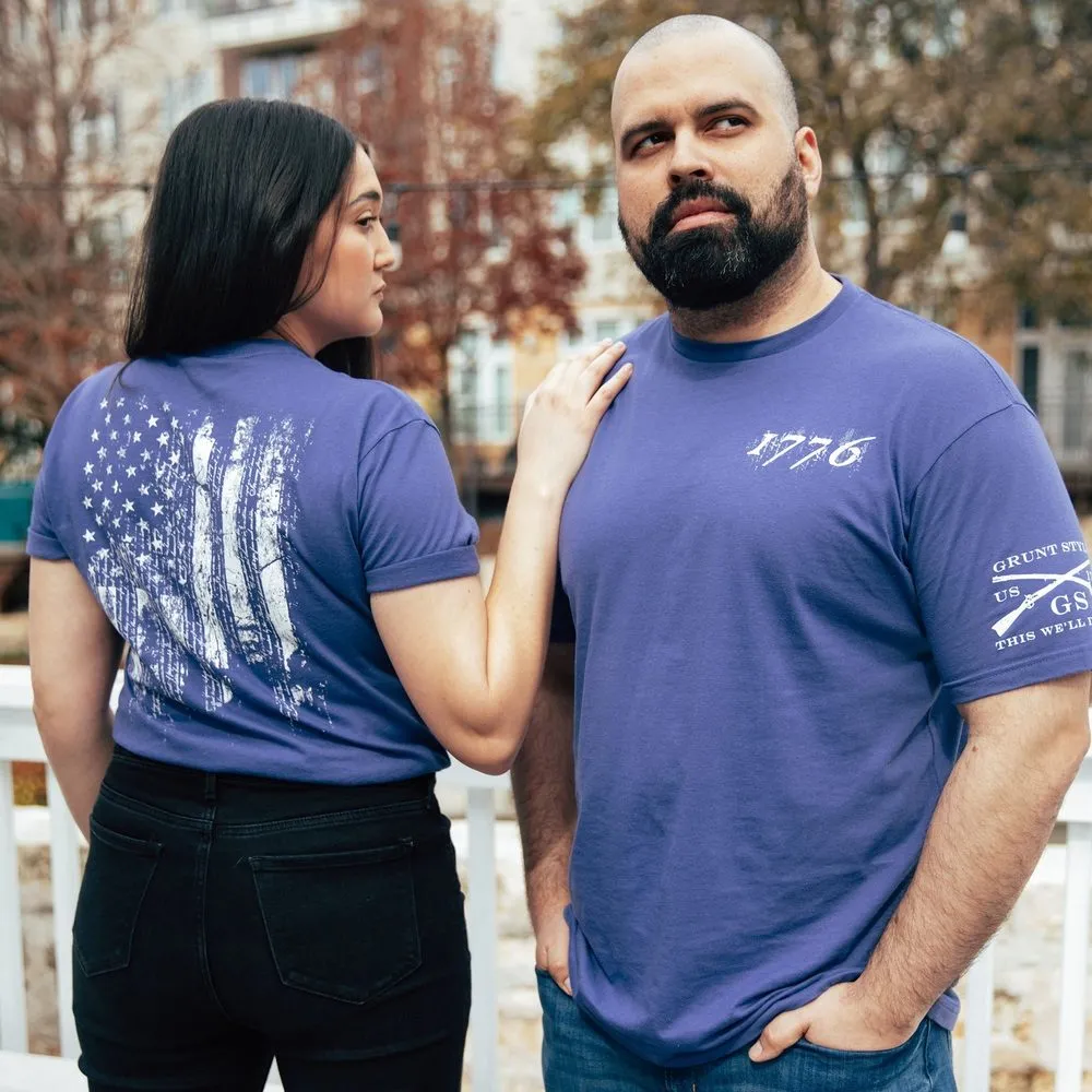 1776 Flag T-Shirt - Future Dusk