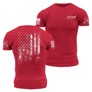 1776 Flag T-Shirt - Red