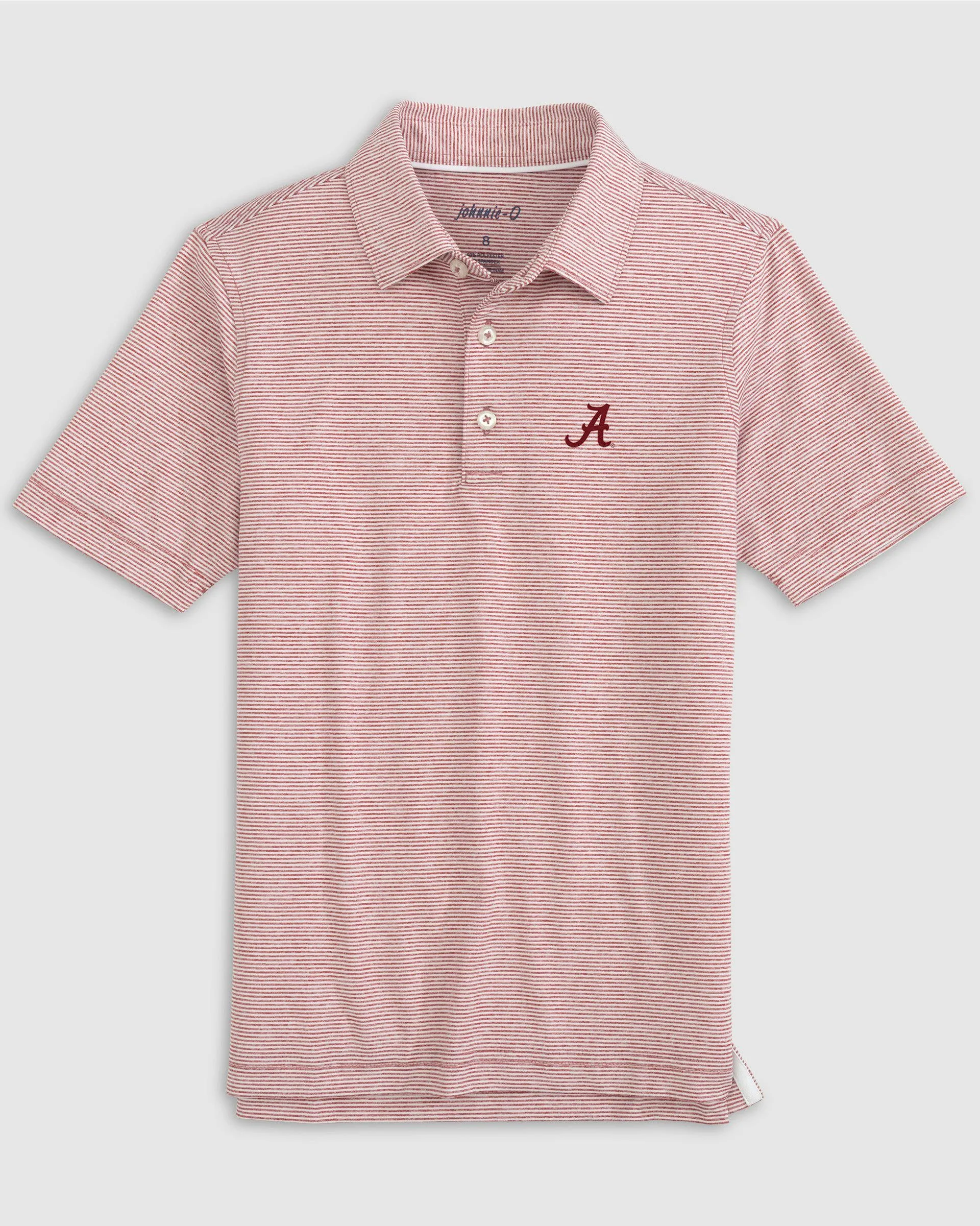 Alabama Lyndonn Jr. Striped Jersey Performance Polo