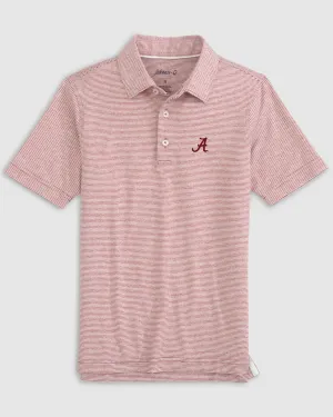 Alabama Lyndonn Jr. Striped Jersey Performance Polo