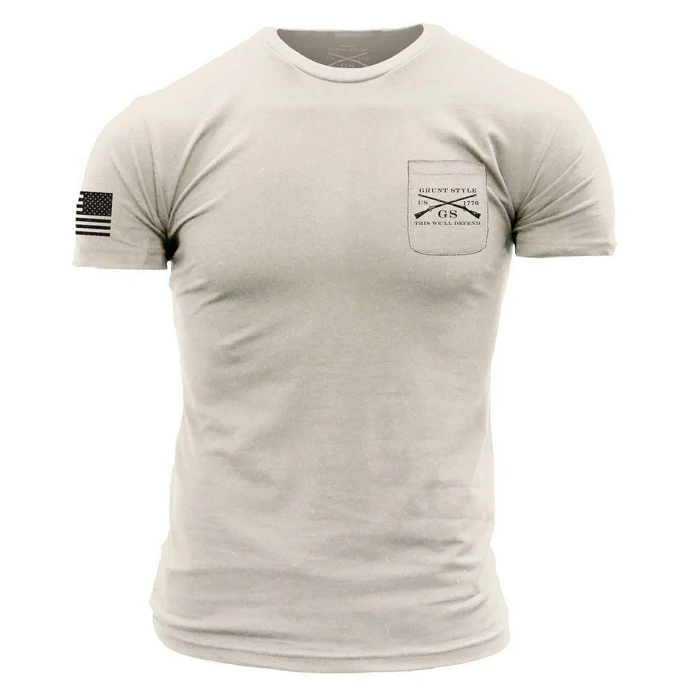 American Spartan Pocket T-Shirt - Sand