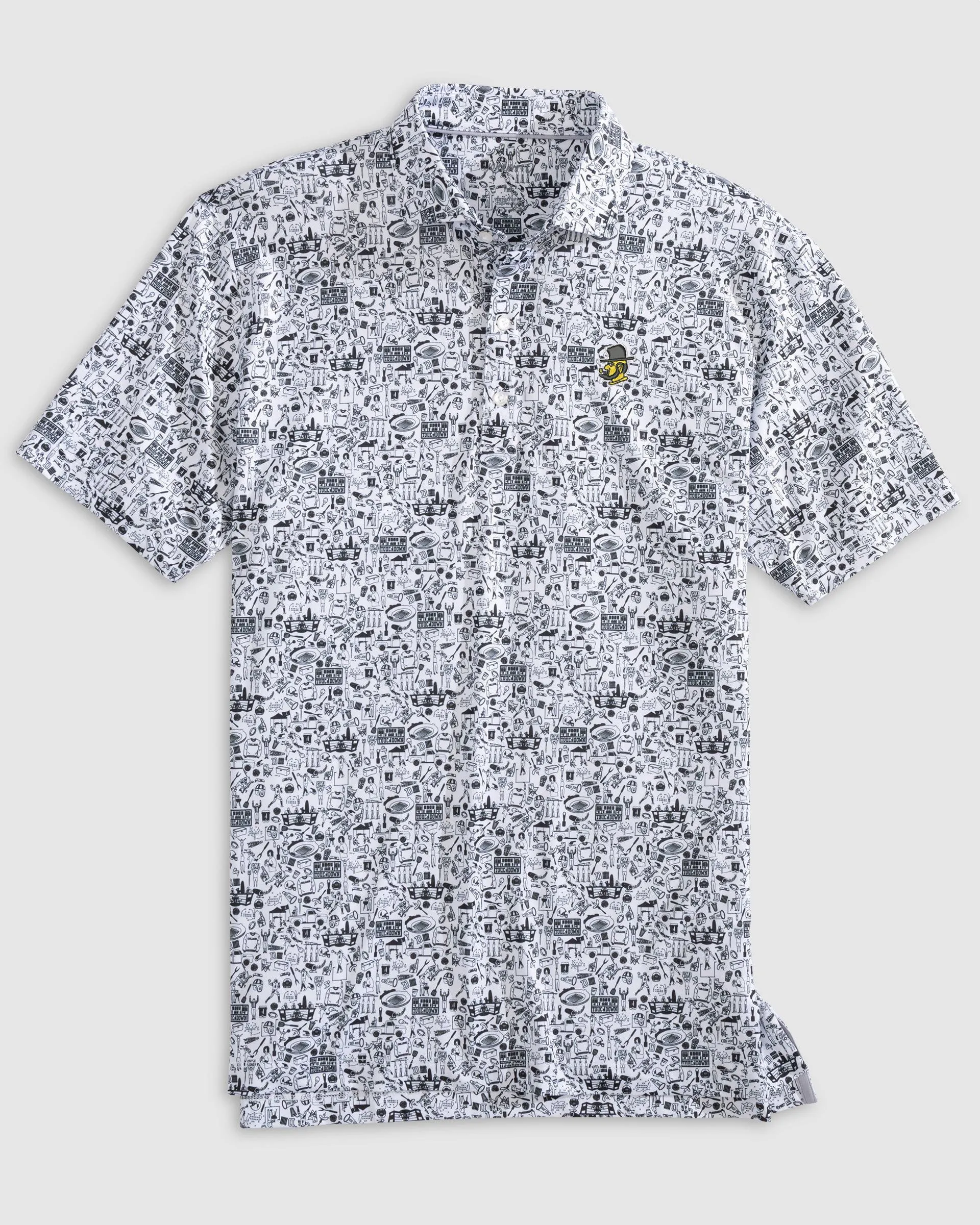 App State Tailgater 2.0 Printed Jersey Performance Polo