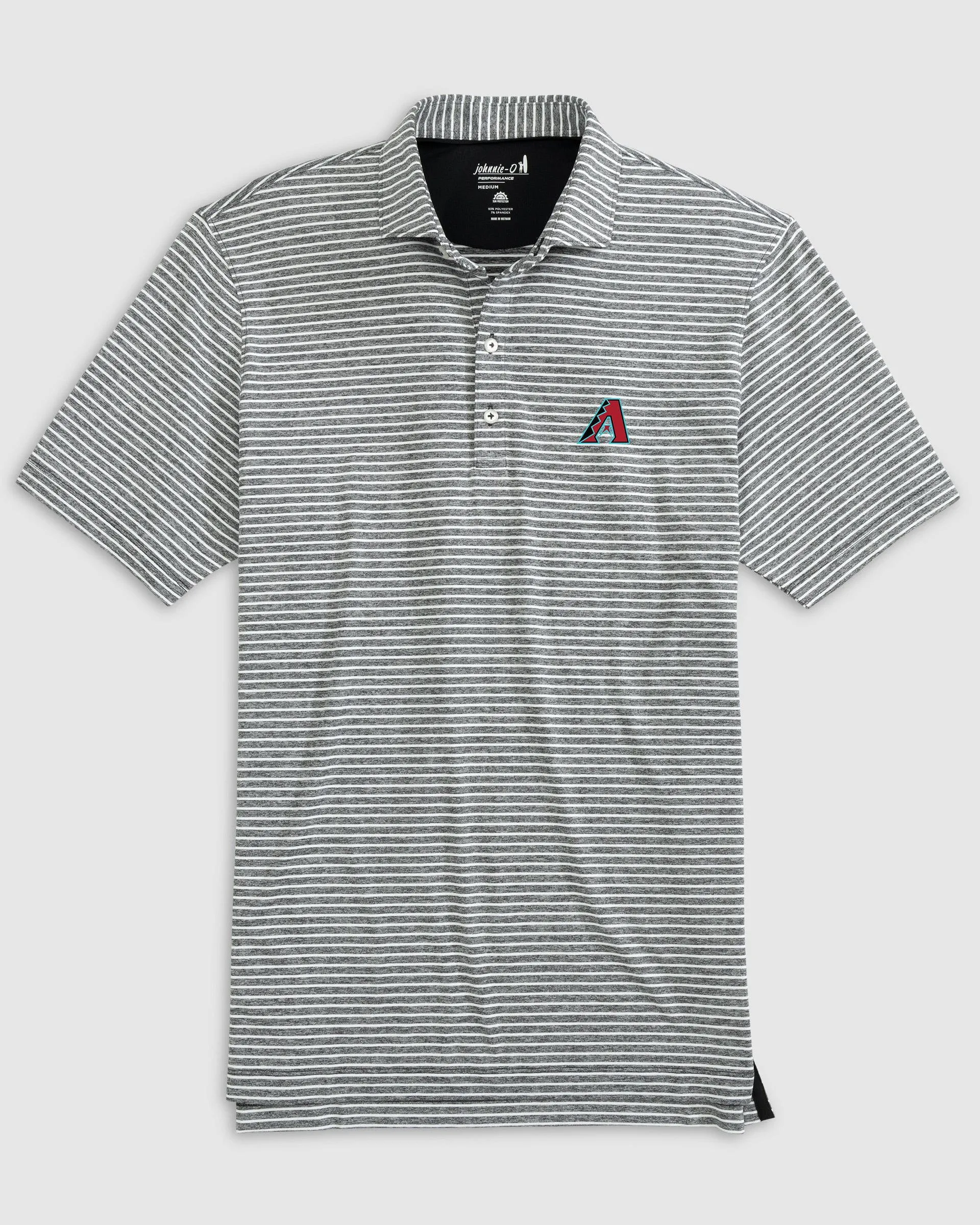 Arizona Diamondbacks Clipperr Striped Jersey Performance Polo