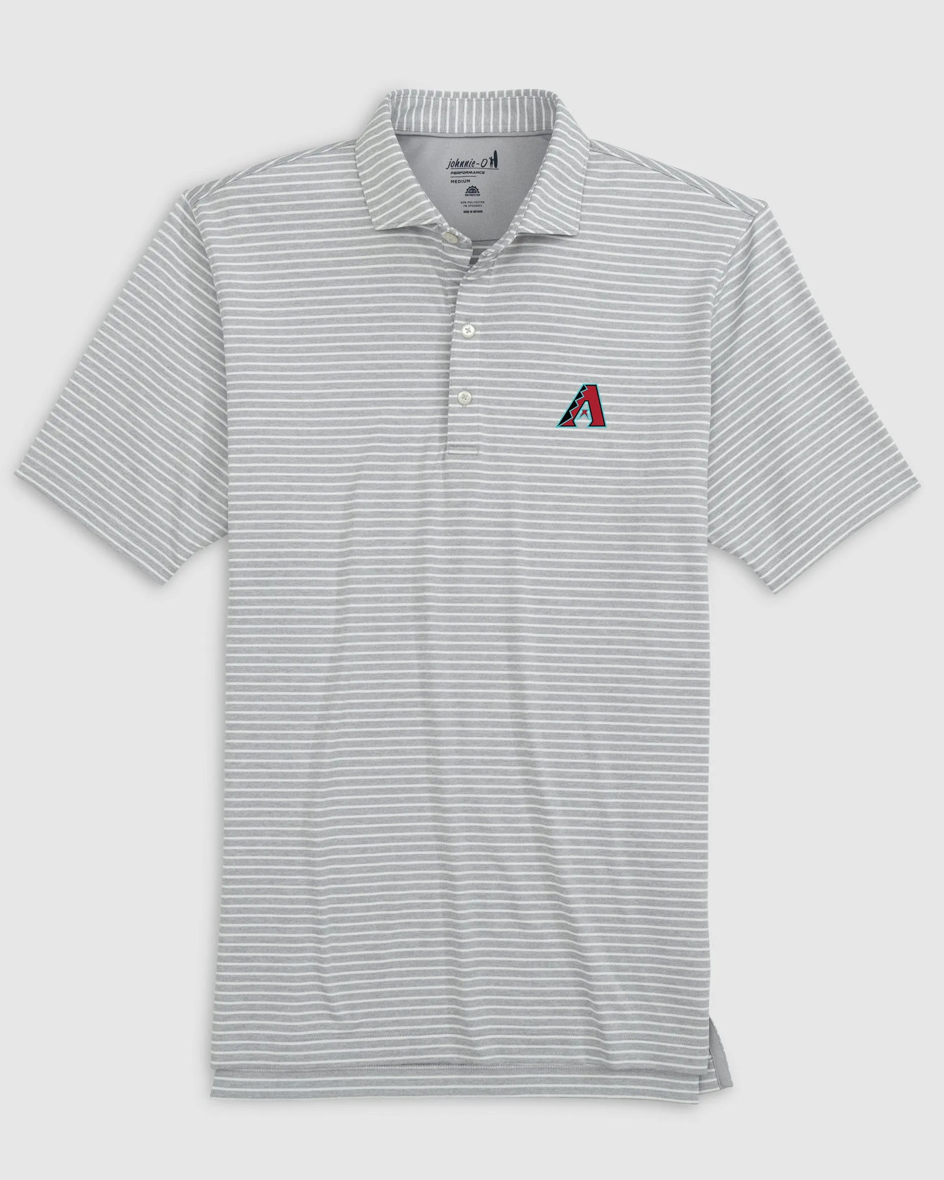 Arizona Diamondbacks Clipperr Striped Jersey Performance Polo