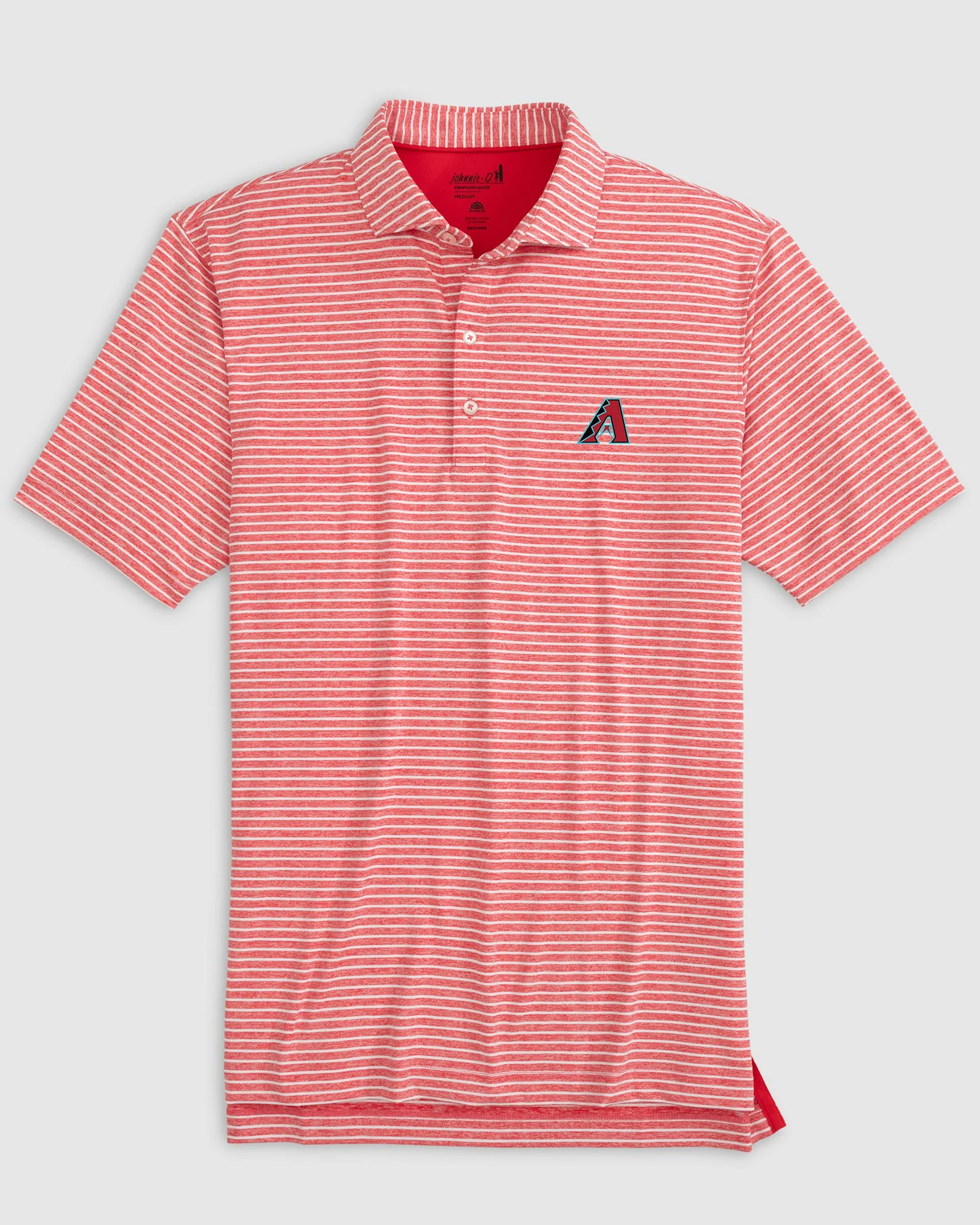 Arizona Diamondbacks Clipperr Striped Jersey Performance Polo