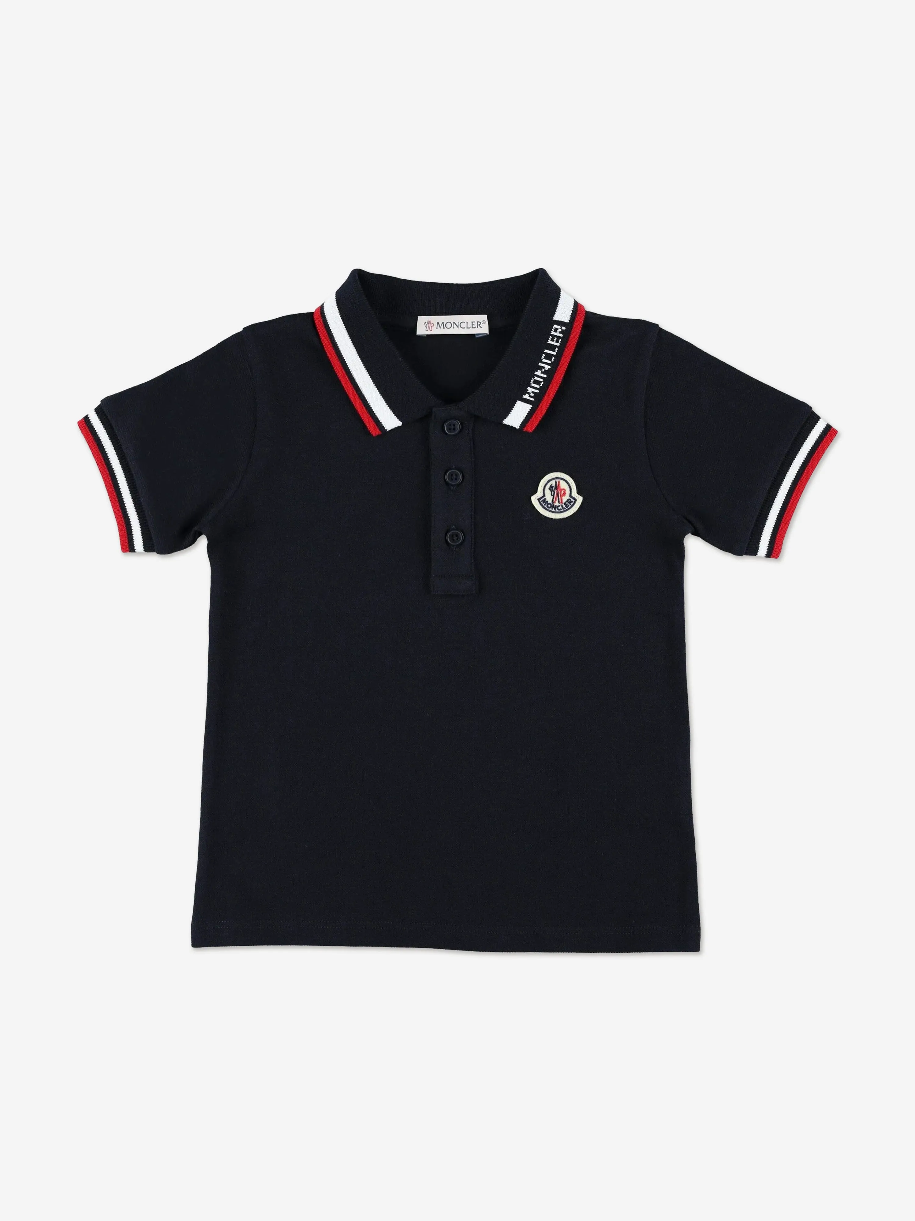 Baby Boys Logo Polo Shirt in Navy