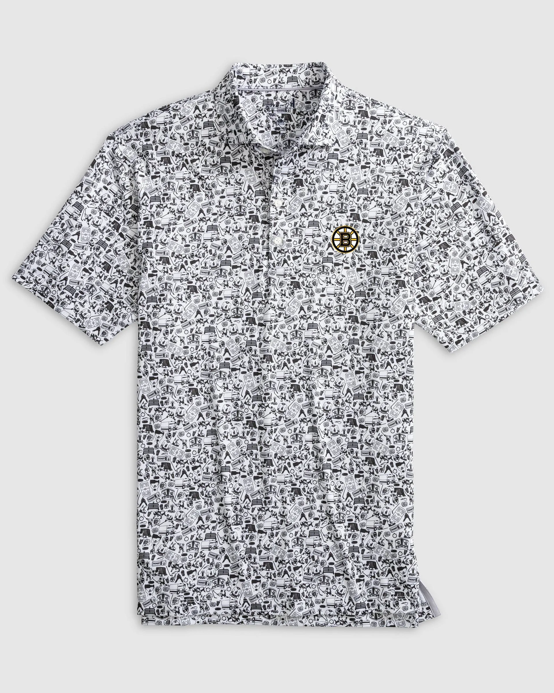 Boston Bruins Slap Shot Performance Jersey Polo