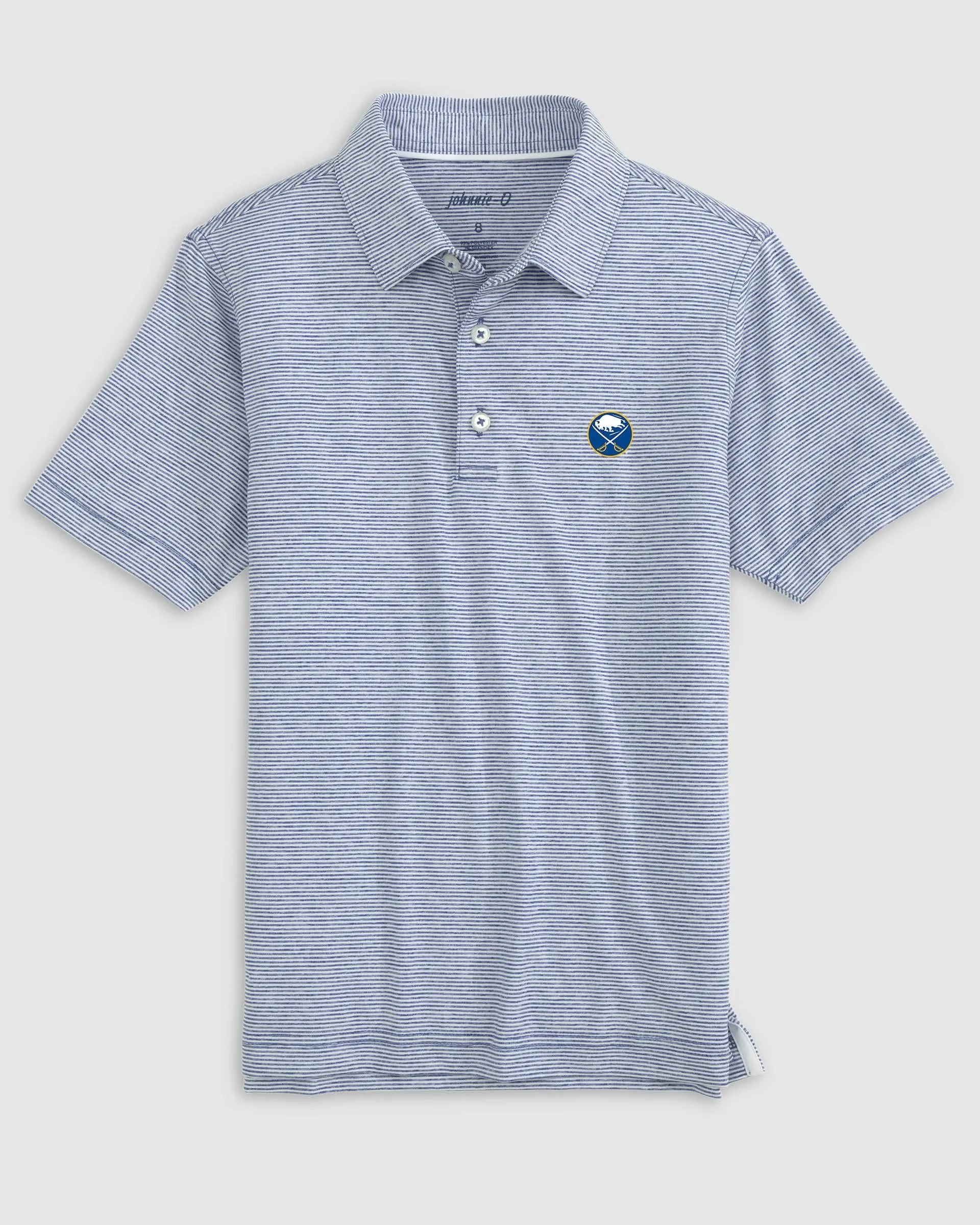 Buffalo Sabres Lyndonn Jr. Striped Jersey Performance Polo