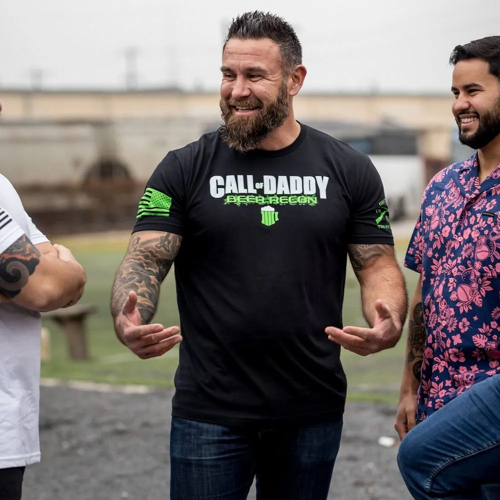 Call Of Daddy T-Shirt - Black