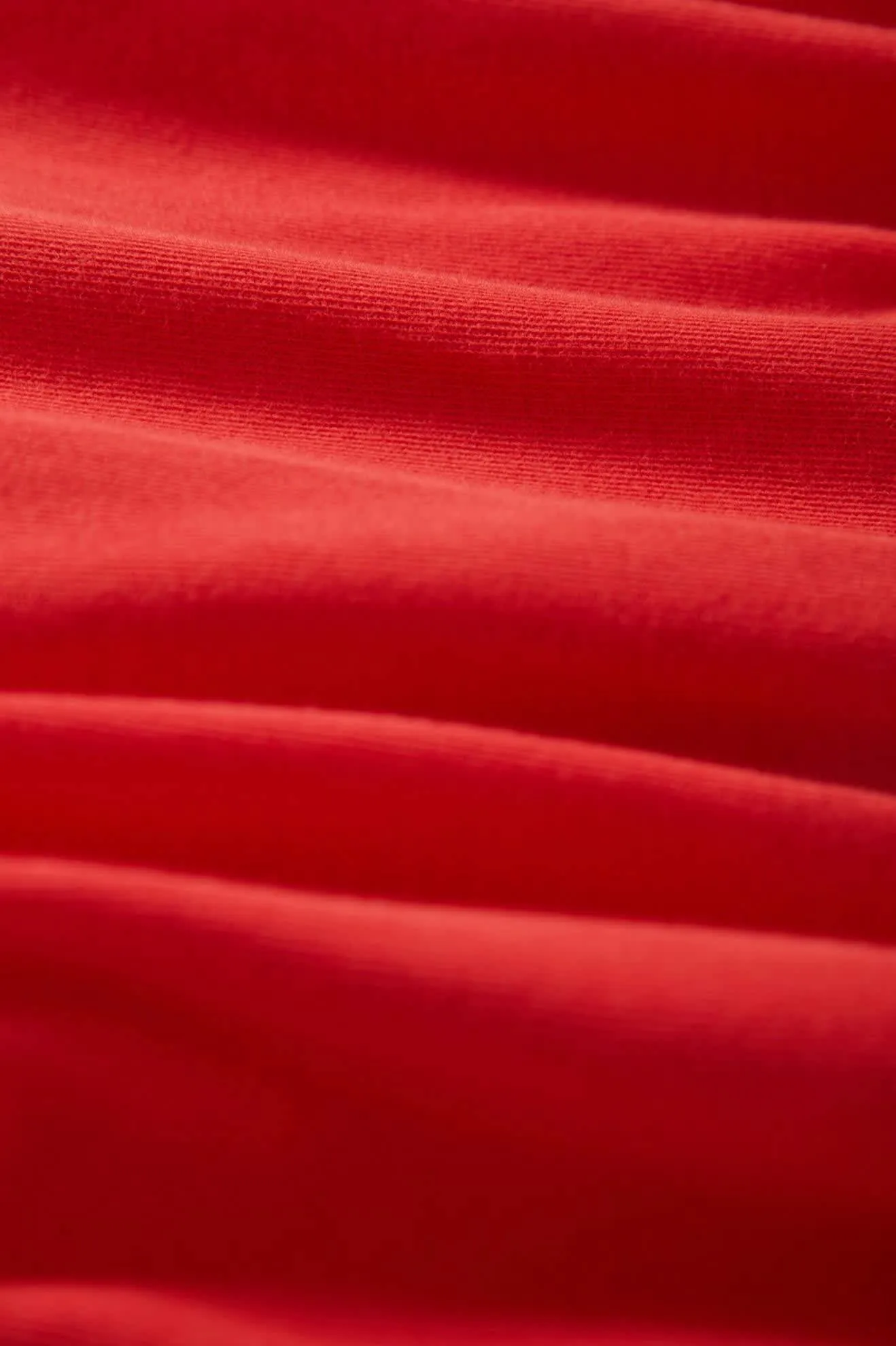 Carefree Organic Garment Dye Perfect T-Shirt - Crimson