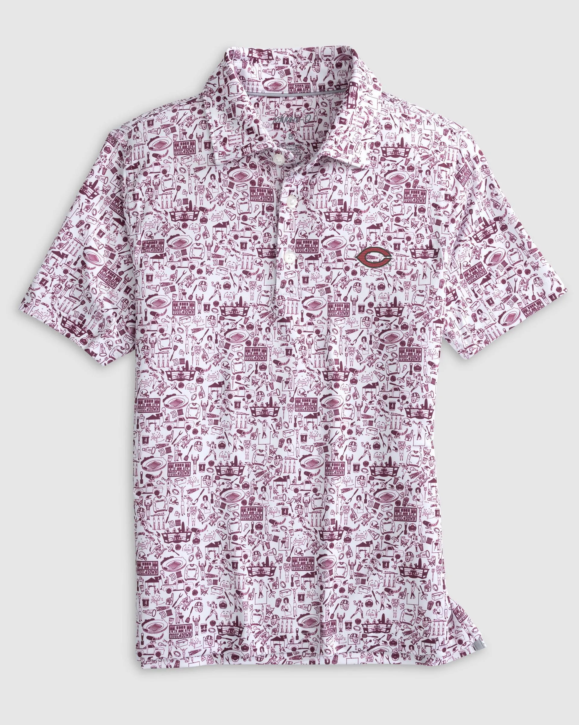 Chicago Tailgater 2.0 Jr. Printed Jersey Performance Polo