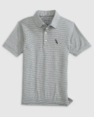 Chicago White Sox Lyndonn Jr. Striped Jersey Performance Polo