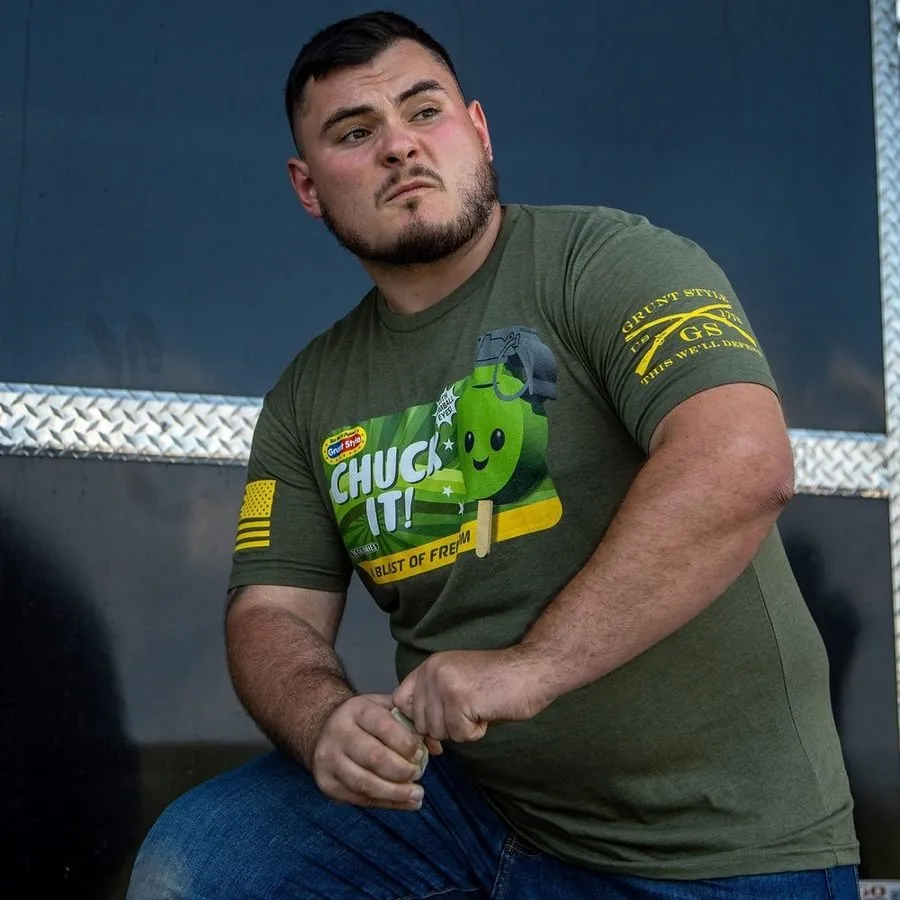 Chuck It T-Shirt - Military Green
