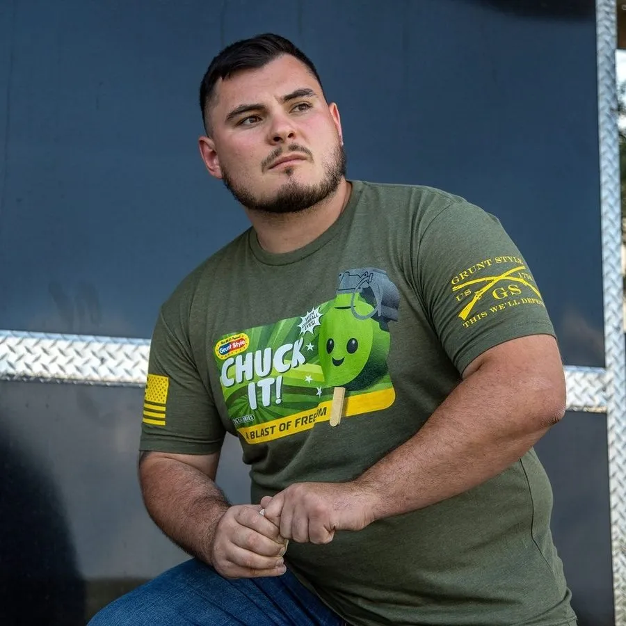 Chuck It T-Shirt - Military Green