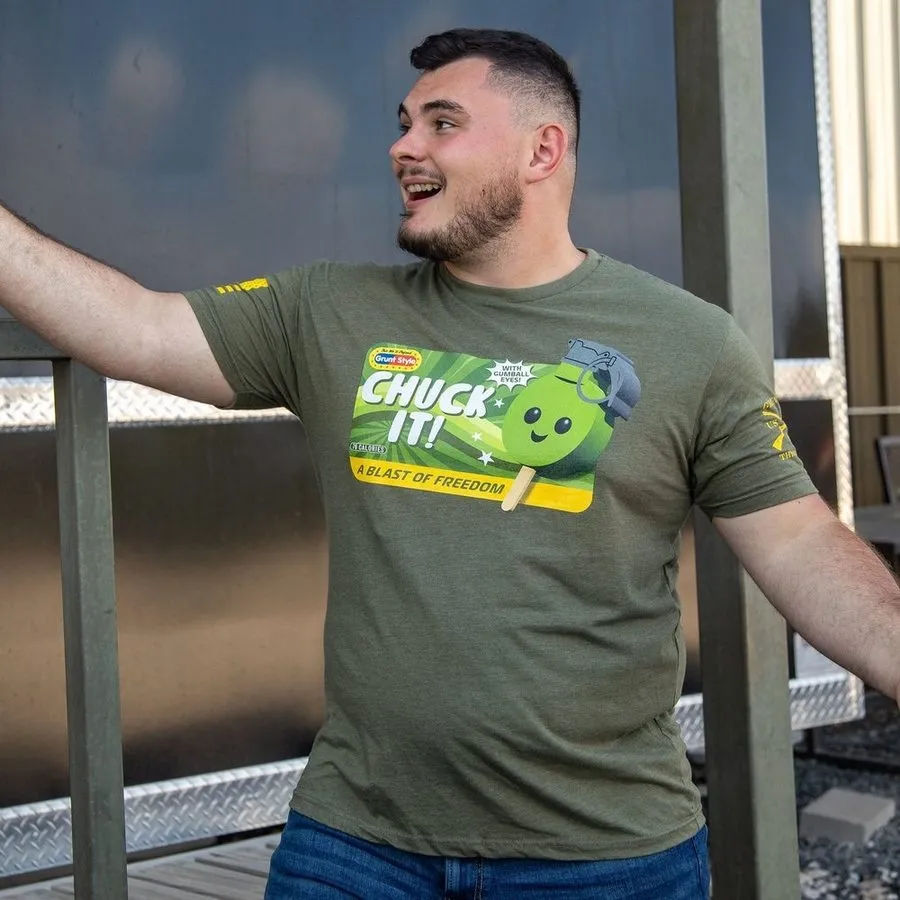 Chuck It T-Shirt - Military Green