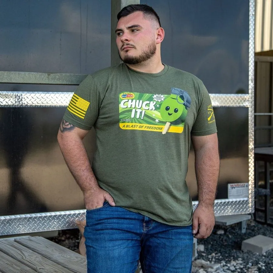 Chuck It T-Shirt - Military Green