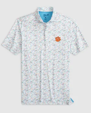 Clemson Sweet Carolinas Printed Jersey Performance Polo