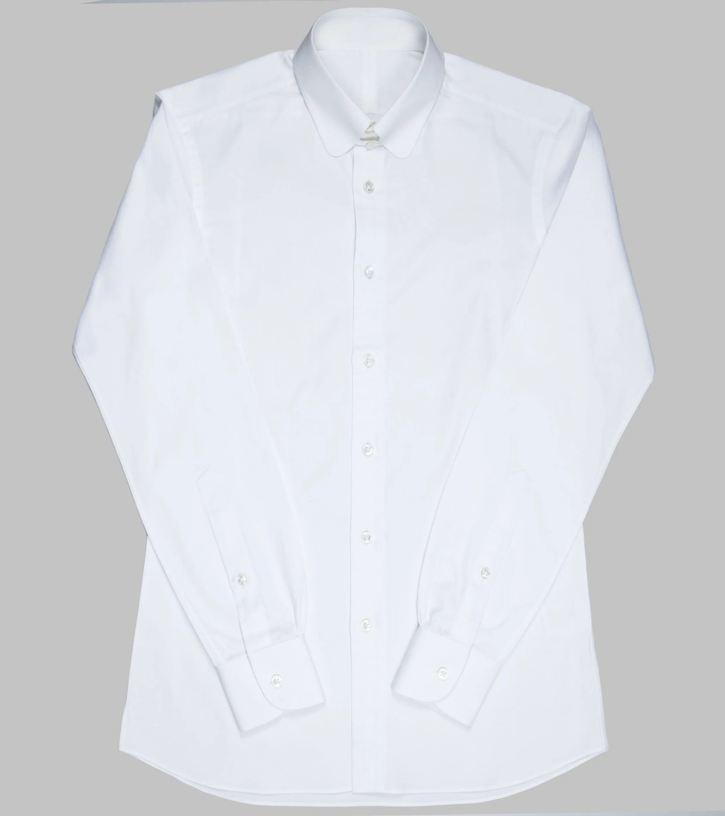 Club Tab Collar Shirt White