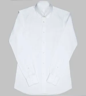 Club Tab Collar Shirt White