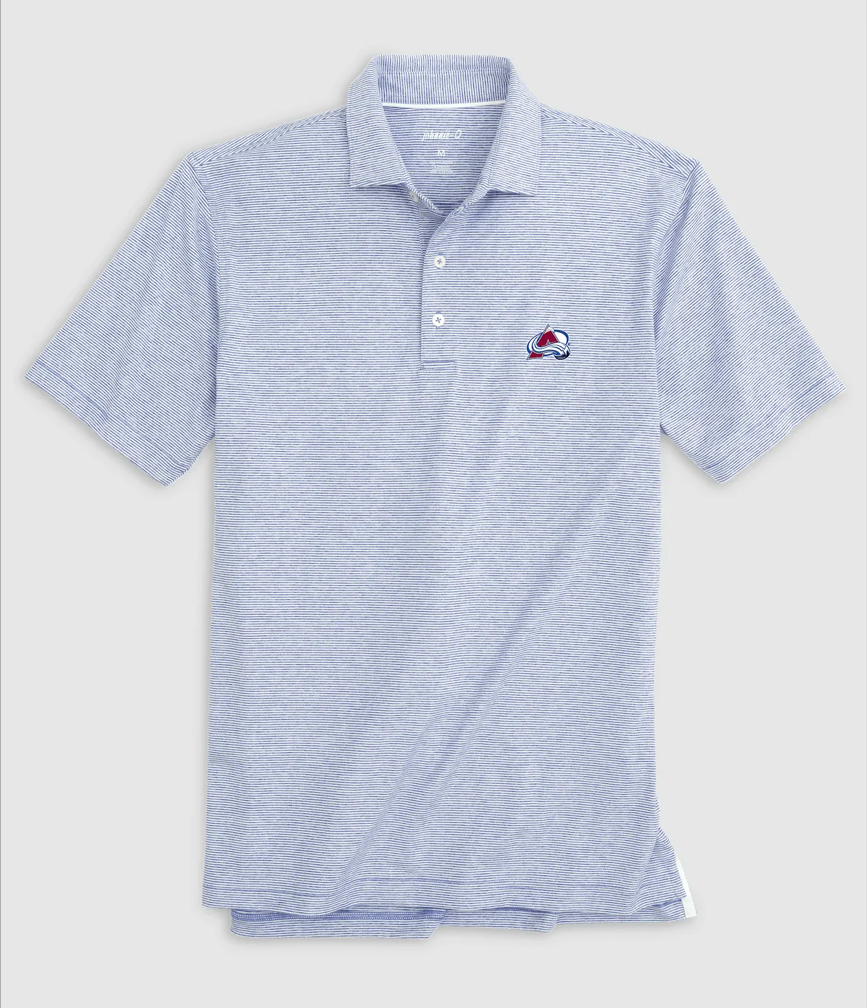 Colorado Avalanche Lyndonn Striped Jersey Performance Polo