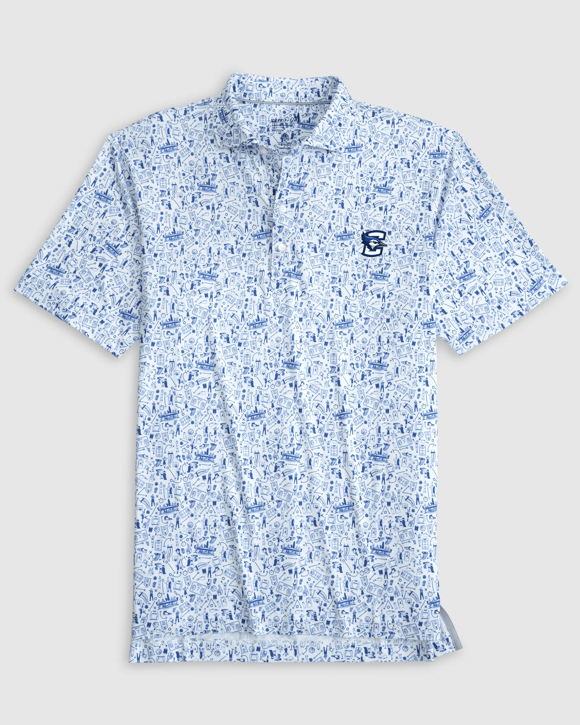 Creighton Hoop There It Is Performance Jersey Polo