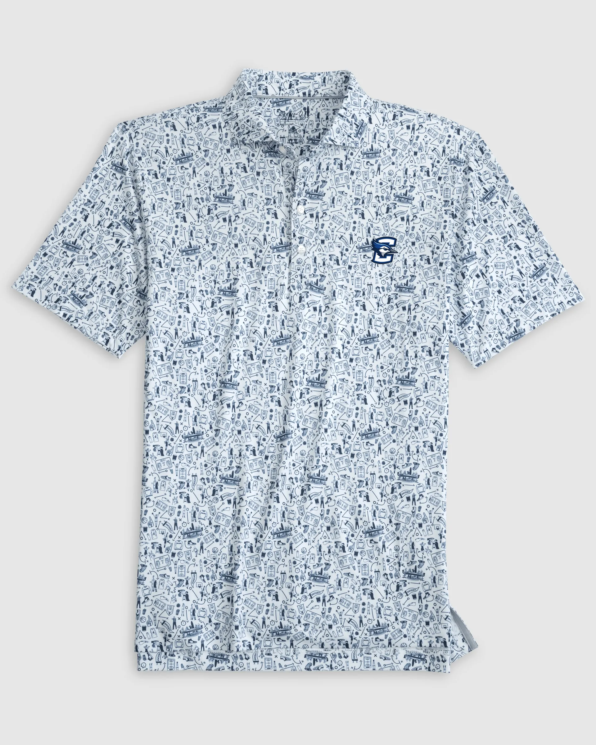 Creighton Hoop There It Is Performance Jersey Polo