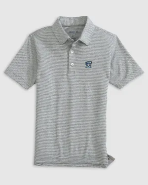Creighton Lyndonn Jr. Striped Jersey Performance Polo