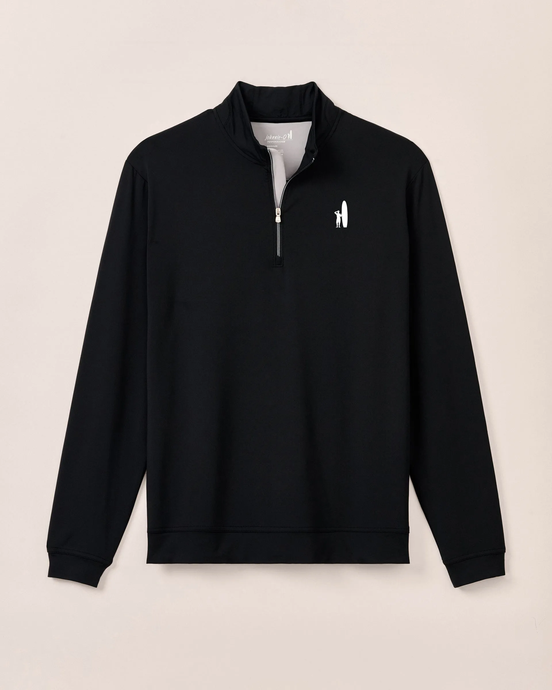 Custom Surfer Logo Motion Performance 1/4 Zip