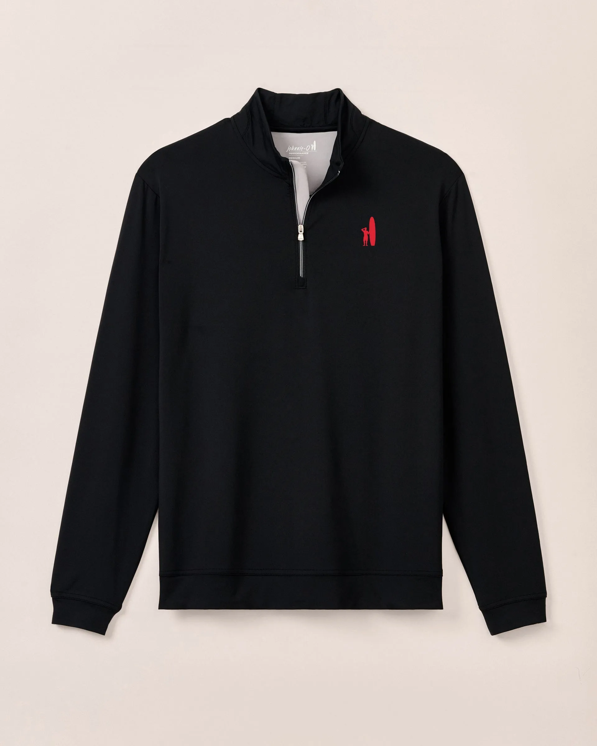 Custom Surfer Logo Motion Performance 1/4 Zip