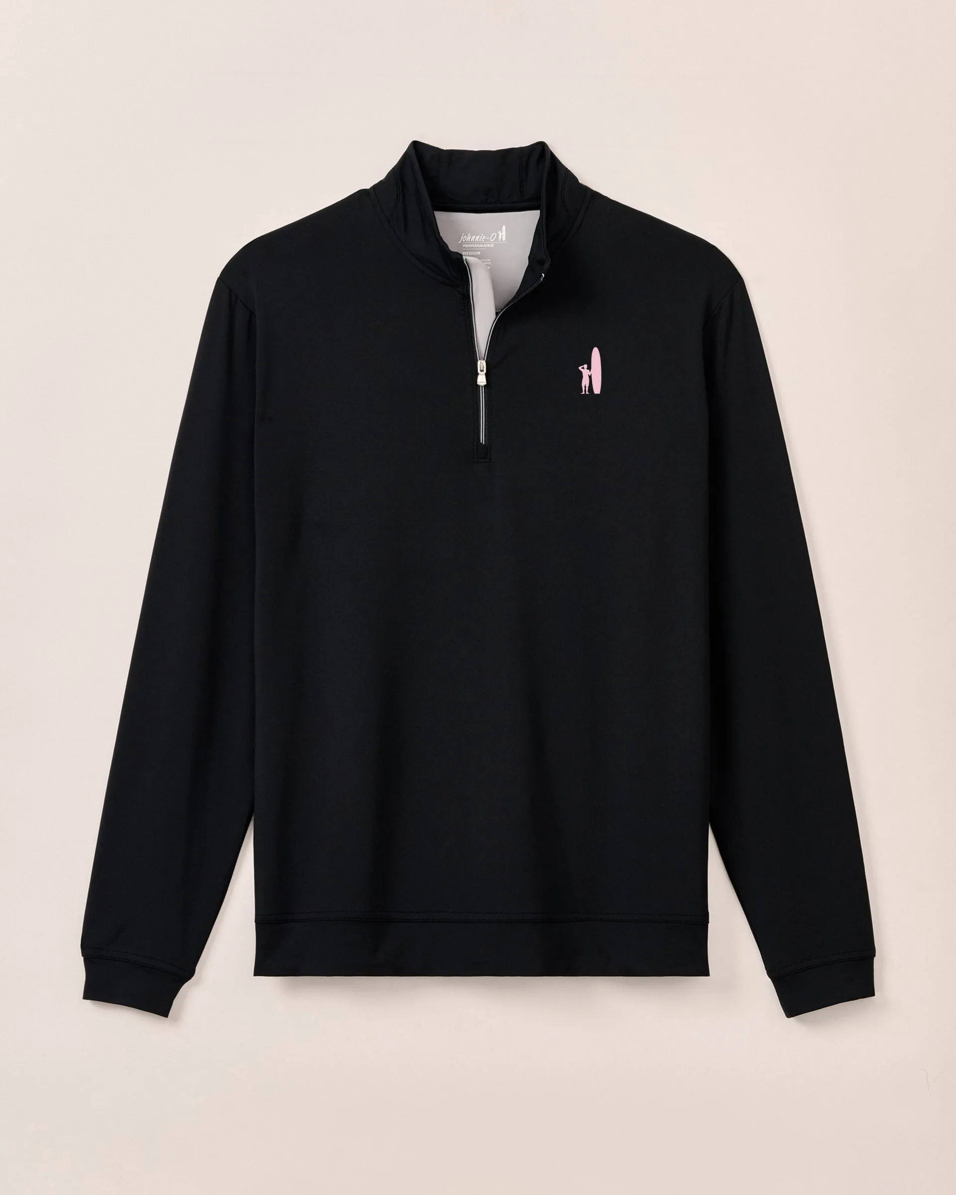 Custom Surfer Logo Motion Performance 1/4 Zip