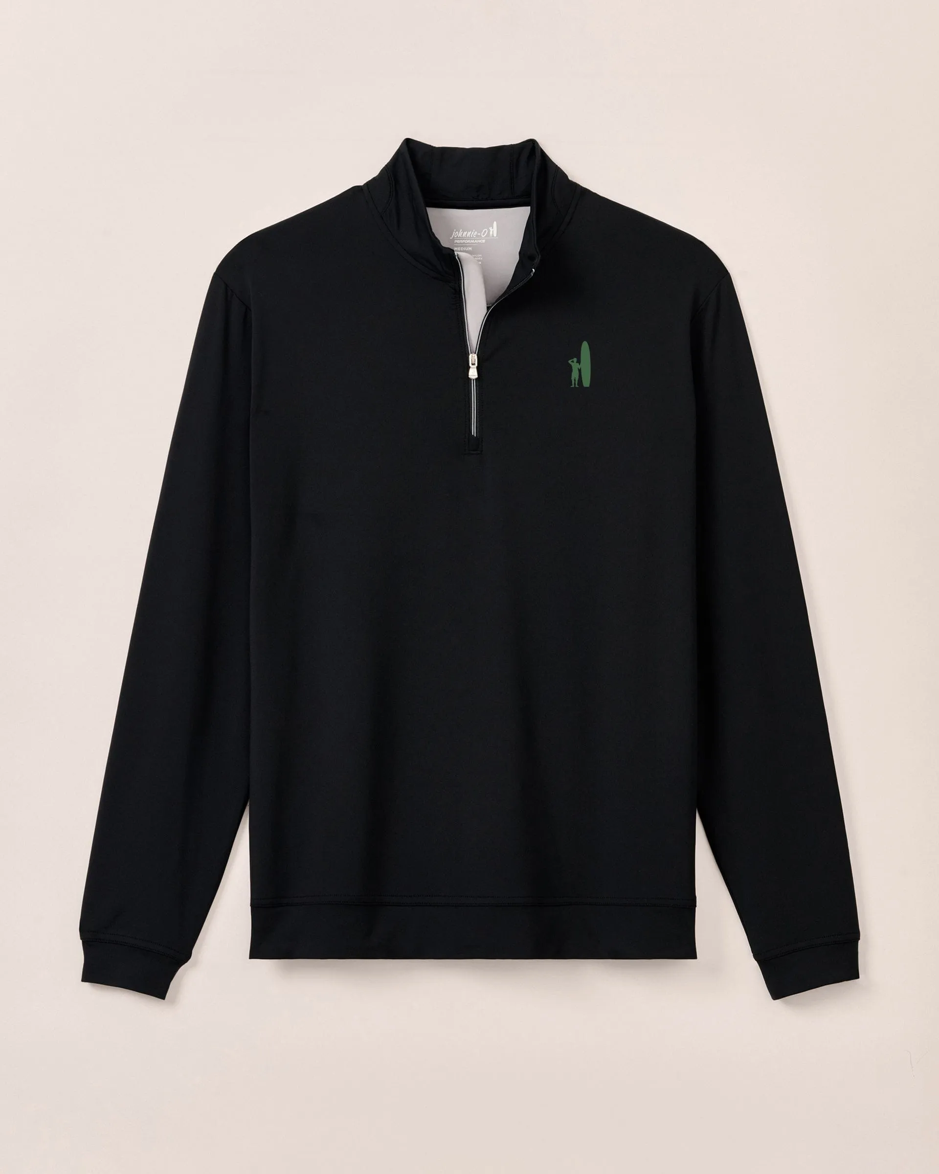 Custom Surfer Logo Motion Performance 1/4 Zip