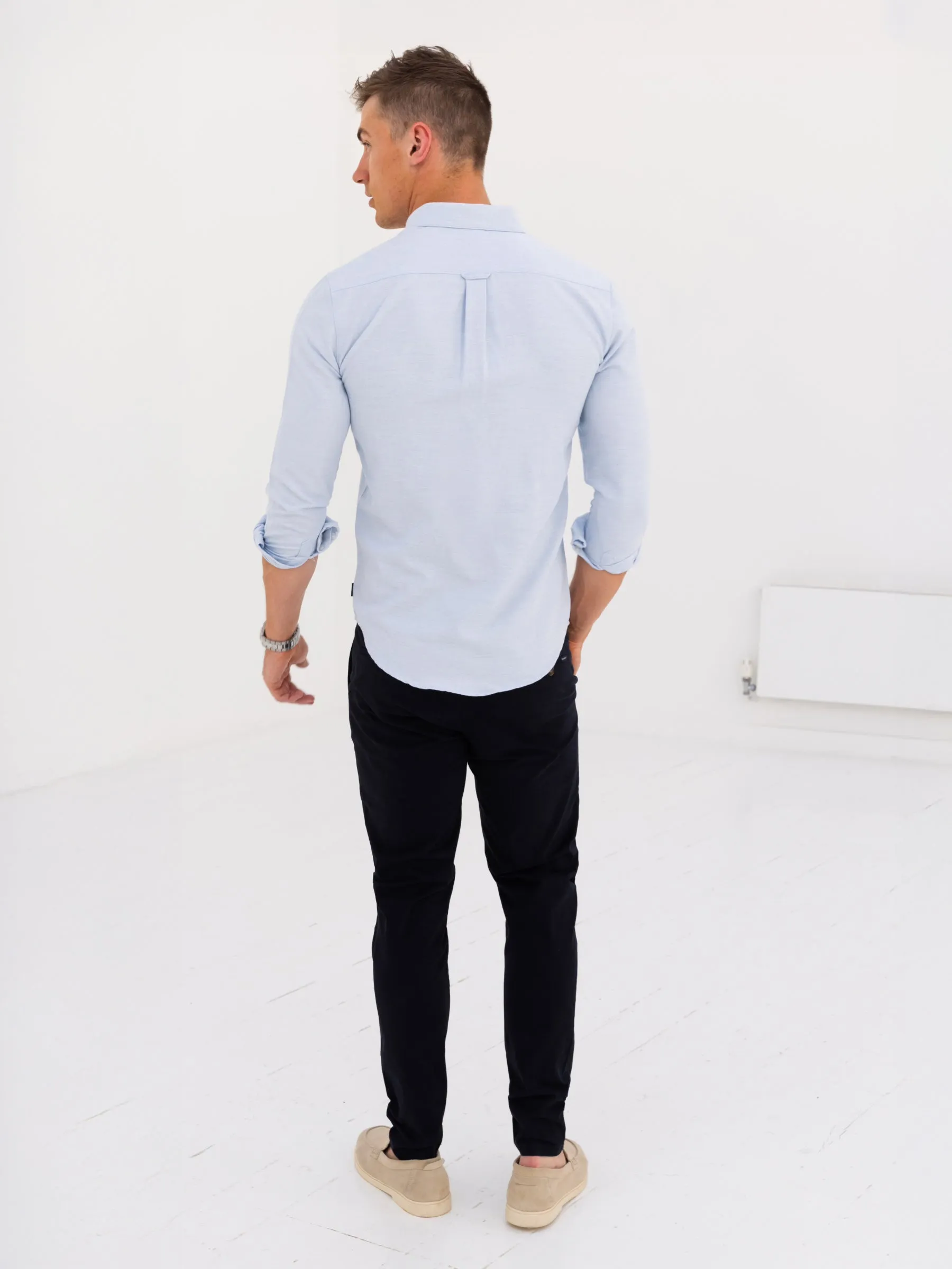 Dallas Long Sleeve Shirt - Light Blue