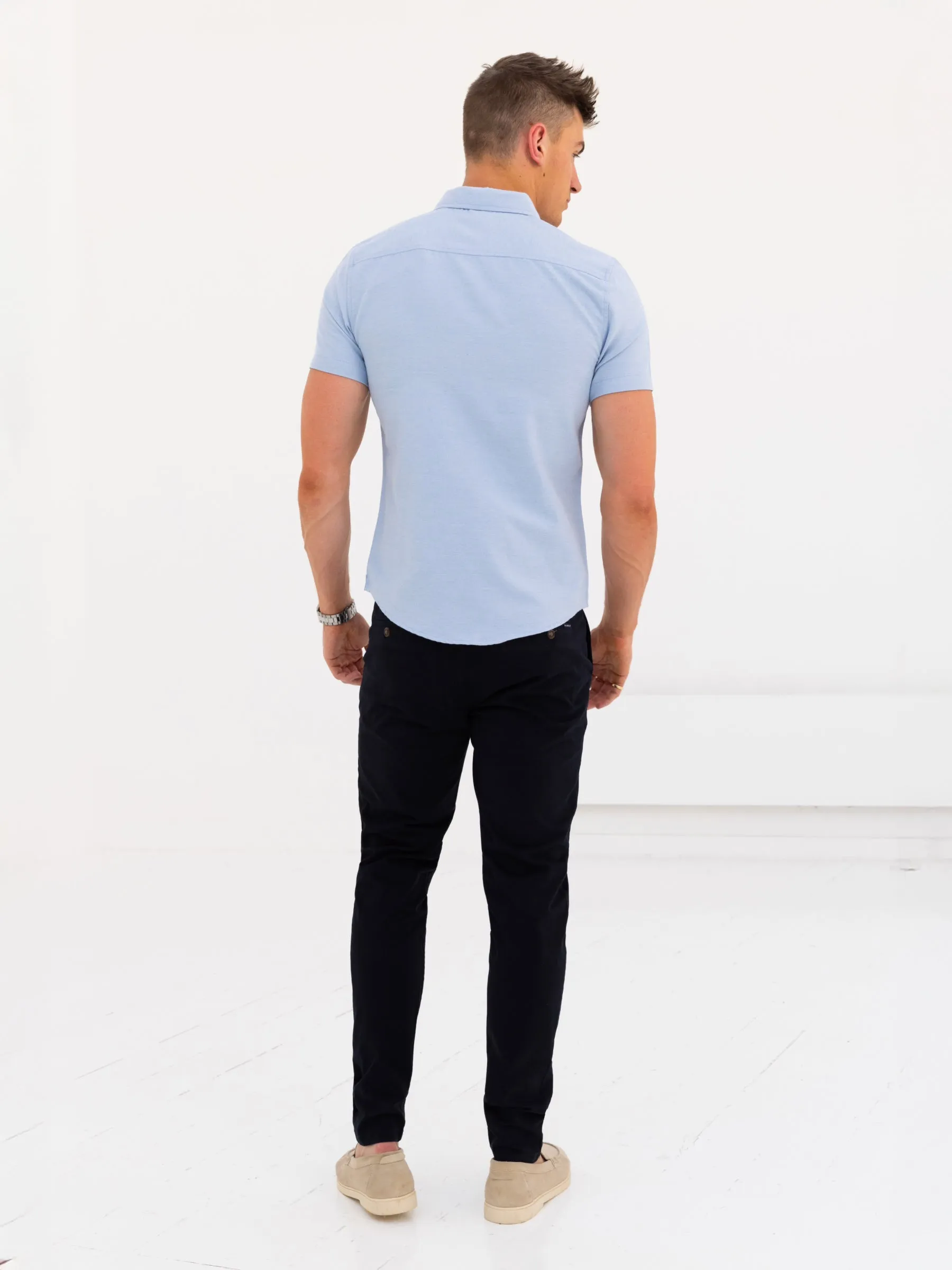 Dallas Short Sleeve Shirt - Blue