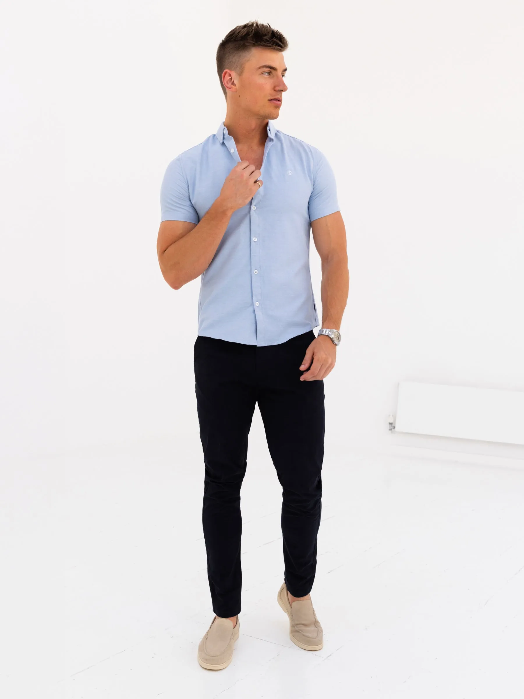 Dallas Short Sleeve Shirt - Blue