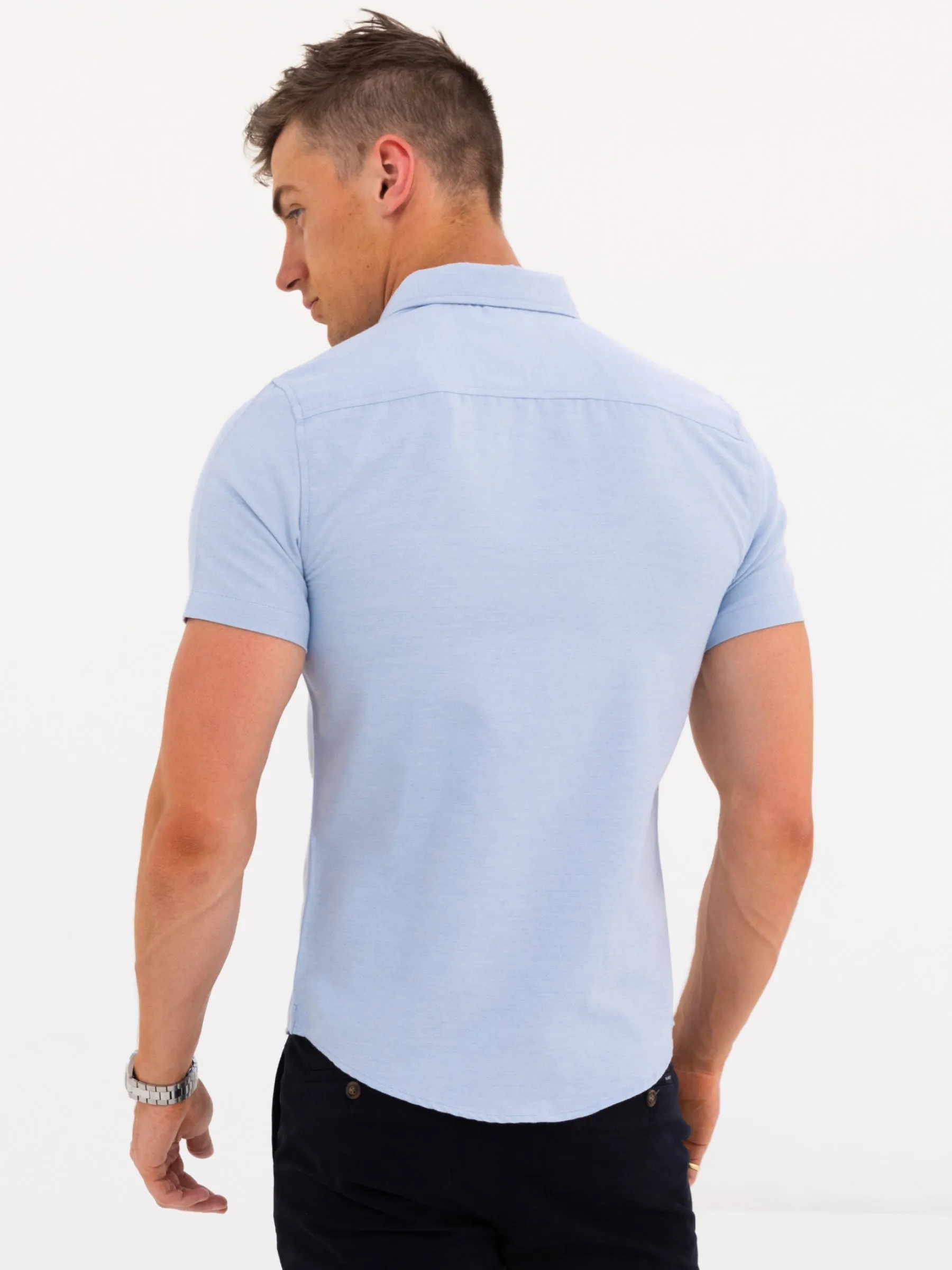 Dallas Short Sleeve Shirt - Blue