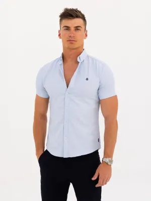 Dallas Short Sleeve Shirt - Light Blue