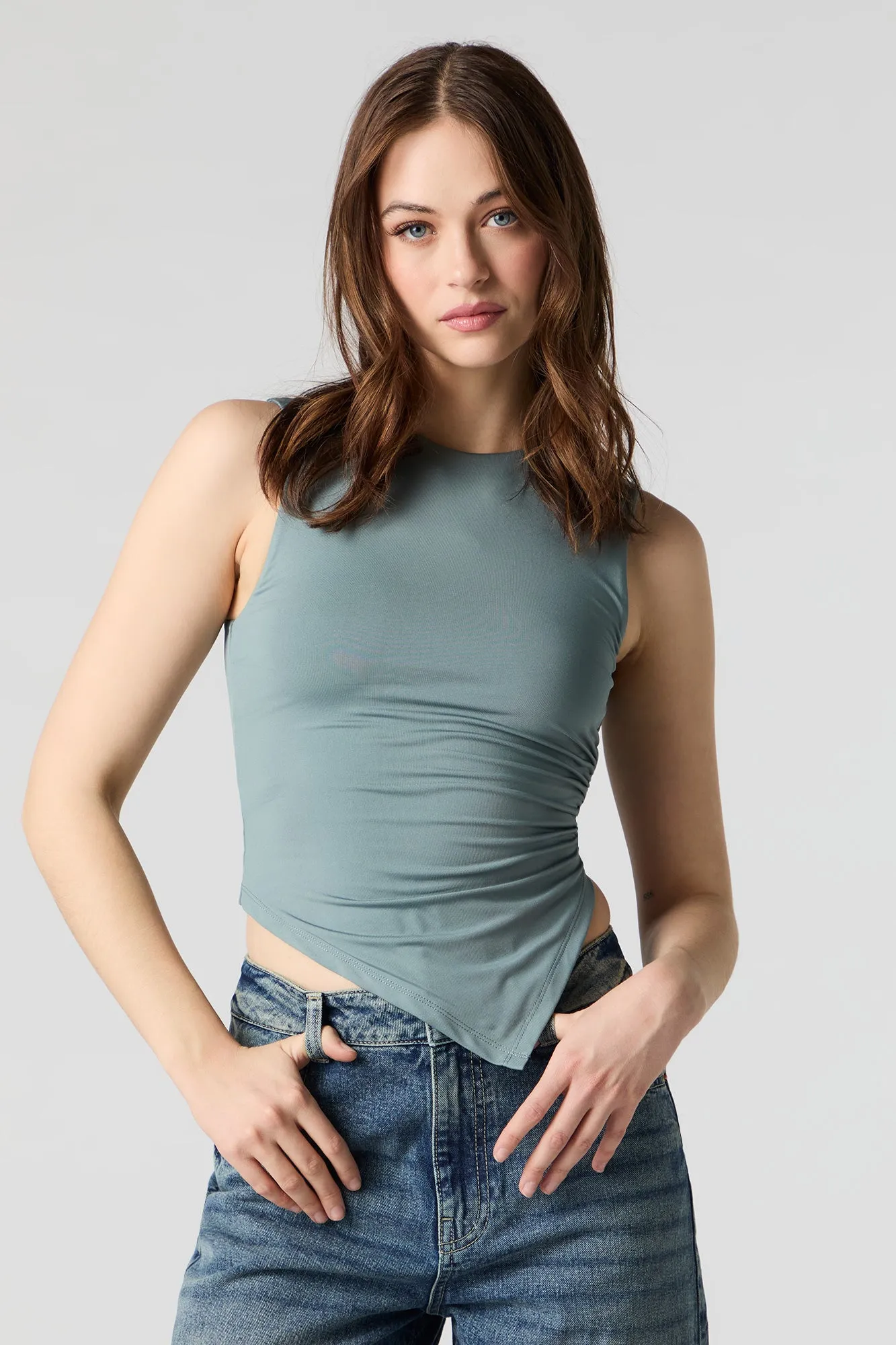 Débardeur profilé asymétrique
