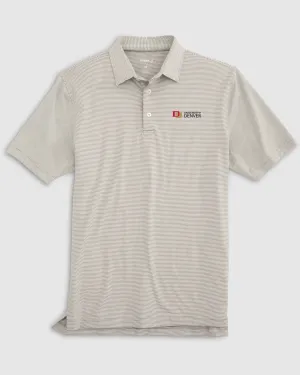 Denver Lyndonn Striped Jersey Performance Polo