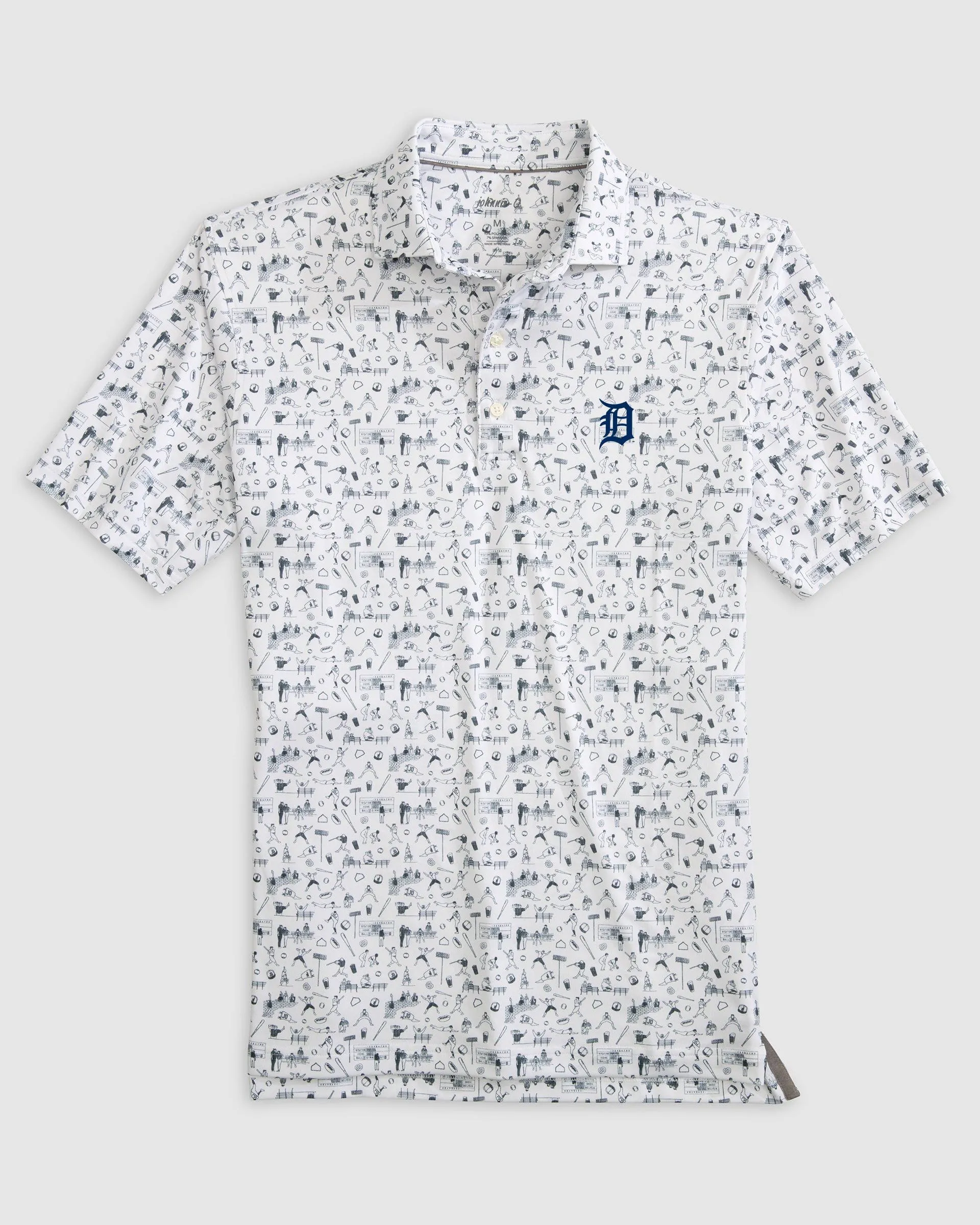 Detroit Tigers Ballpark Jersey Performance Polo
