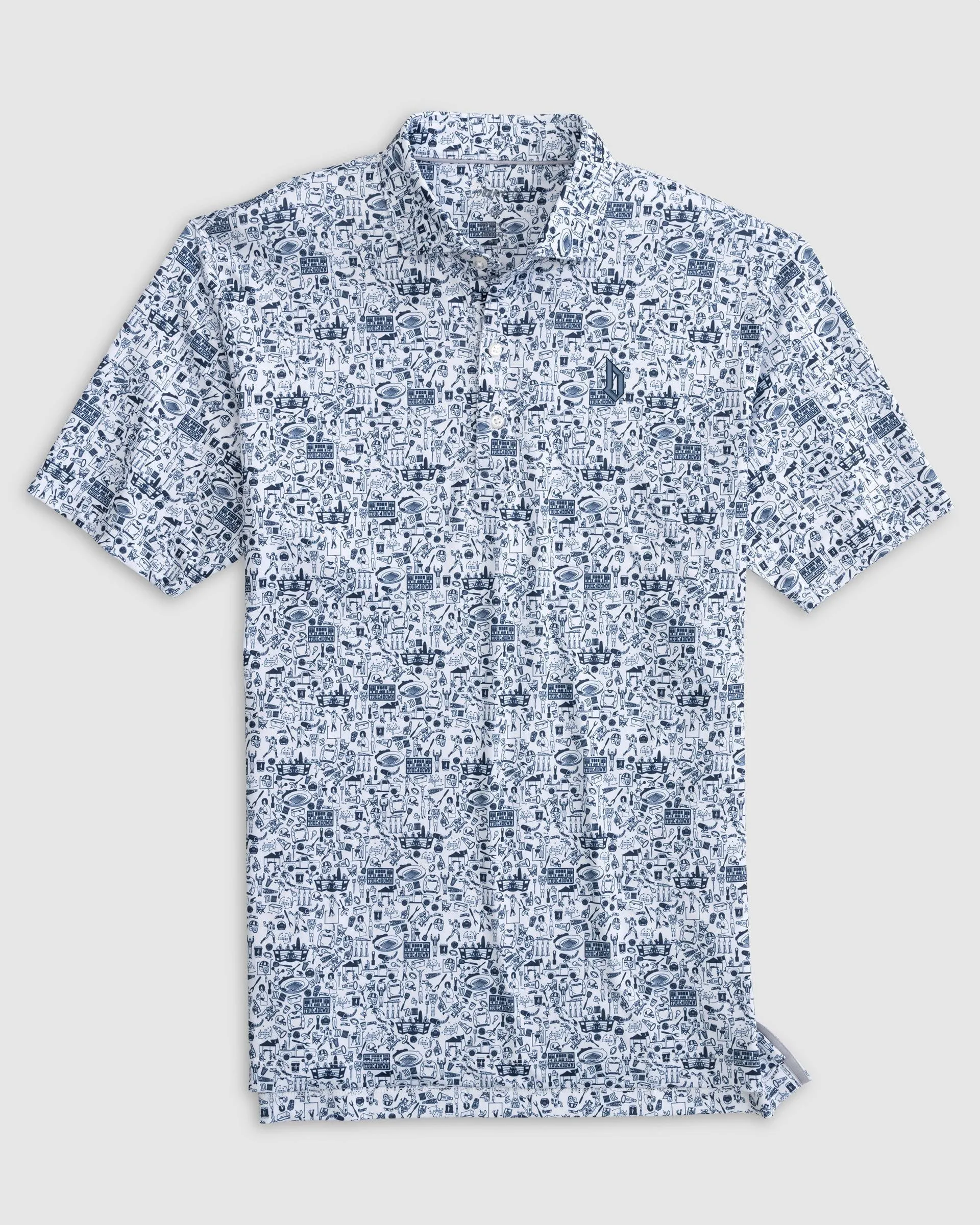 Duquesne Tailgater 2.0 Printed Jersey Performance Polo