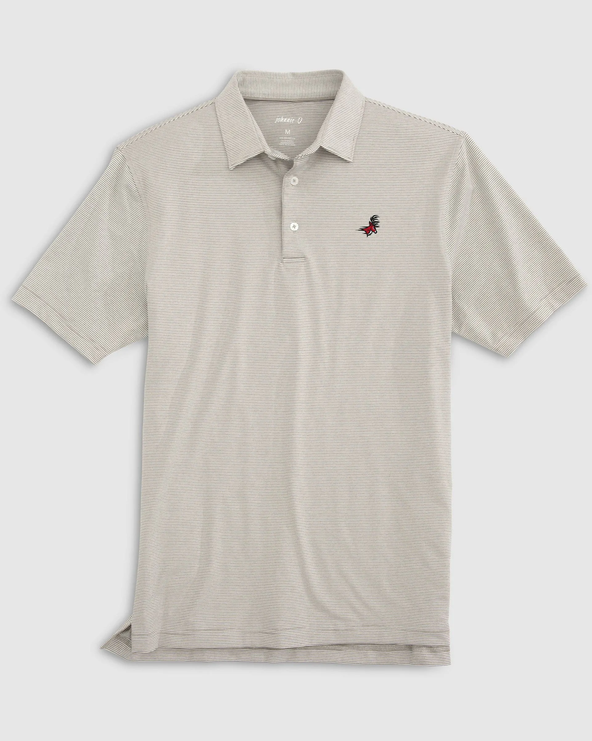 Fairfield Lyndonn Striped Jersey Performance Polo - Stag Logo