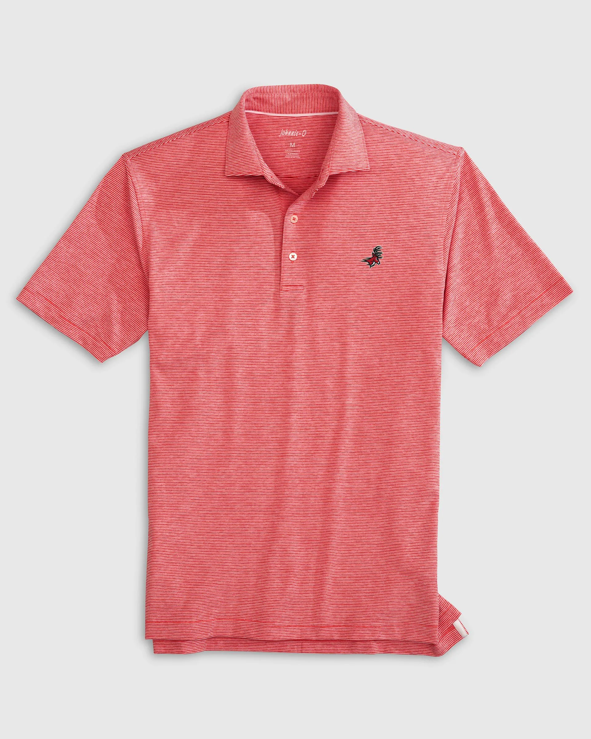 Fairfield Lyndonn Striped Jersey Performance Polo - Stag Logo