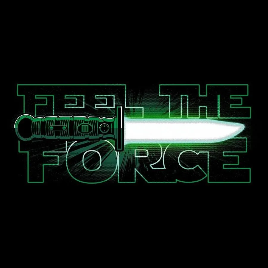 Feel The Green Force T-Shirt - Black