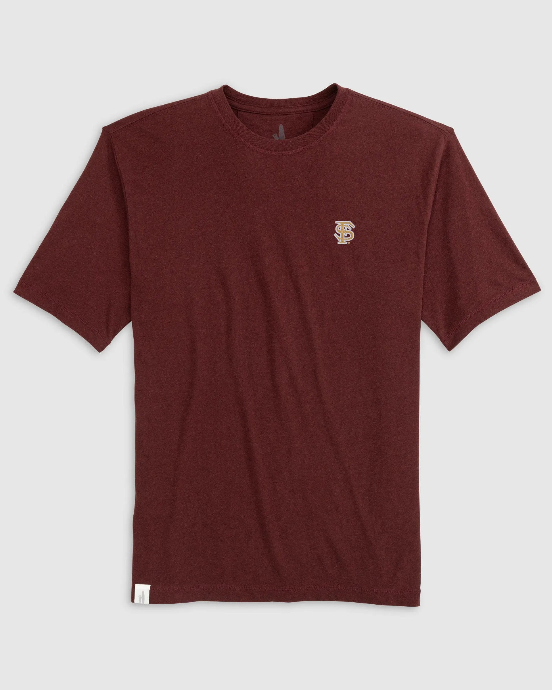 Florida State Heathered Spencer Cotton T-Shirt - Baseball Logo