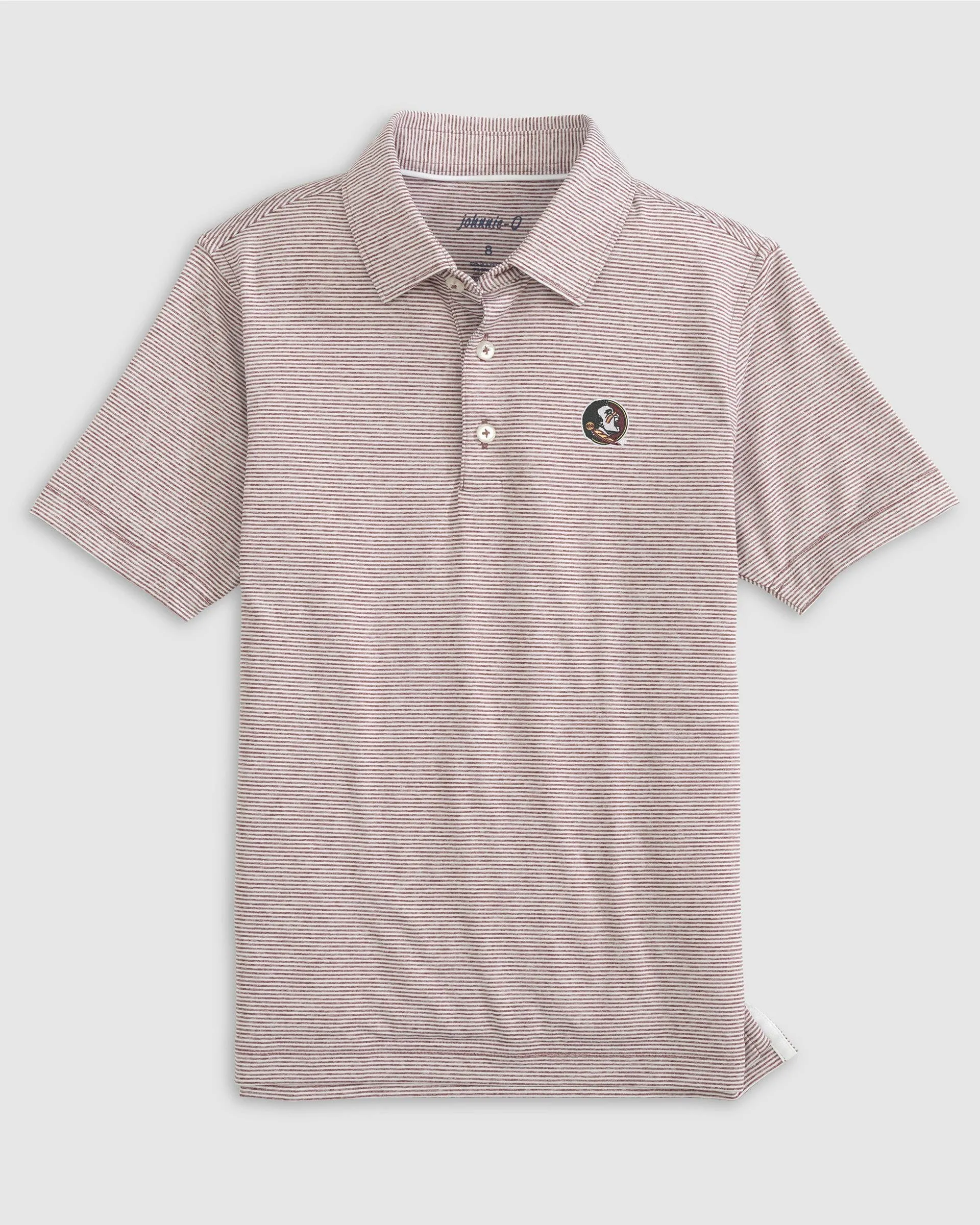 Florida State Lyndonn Jr. Striped Jersey Performance Polo