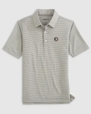Florida State Lyndonn Jr. Striped Jersey Performance Polo