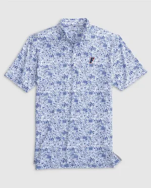 Florida Tailgater 2.0 Printed Jersey Performance Polo - F Logo